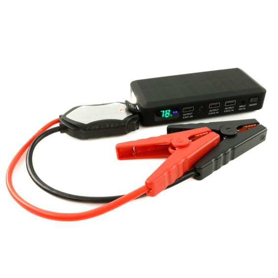 600A Nood-Jumpstarter & Draagbare Powerbank + LED Licht 600A Nood-Jumpstarter & Draagbare Powerbank + LED Licht