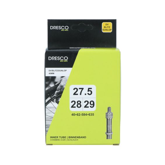 Dresco Binnenband 27.5/28/29 (40/62-584-635) Dunlop 40mm Dresco Binnenband 27.5/28/29 (40/62-584-635) Dunlop 40mm