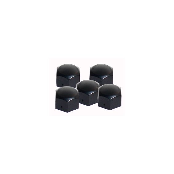 Simoni Racing Wielmoerkapjes 19mm Zwart Set à 20 stuks Simoni Racing Wielmoerkapjes 19mm Zwart Set à 20 stuks