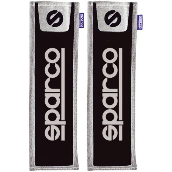 Sparco Set Gordelhoezen Zwart/Grijs