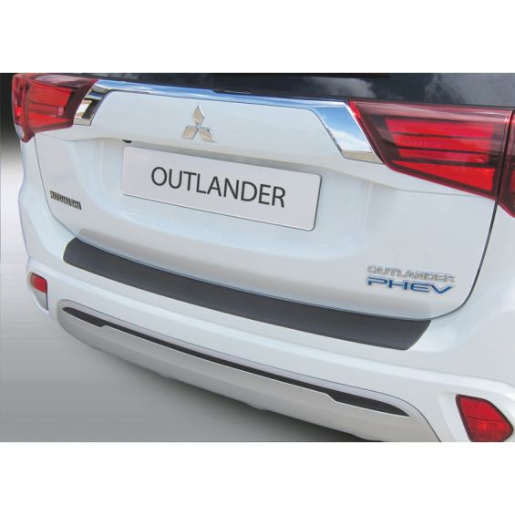 ABS Achterbumper beschermlijst passend voor Mitsubishi Outlander PHEV 2015- Zwart ABS Achterbumper beschermlijst passend voor Mitsubishi Outlander PHEV 2015- Zwart