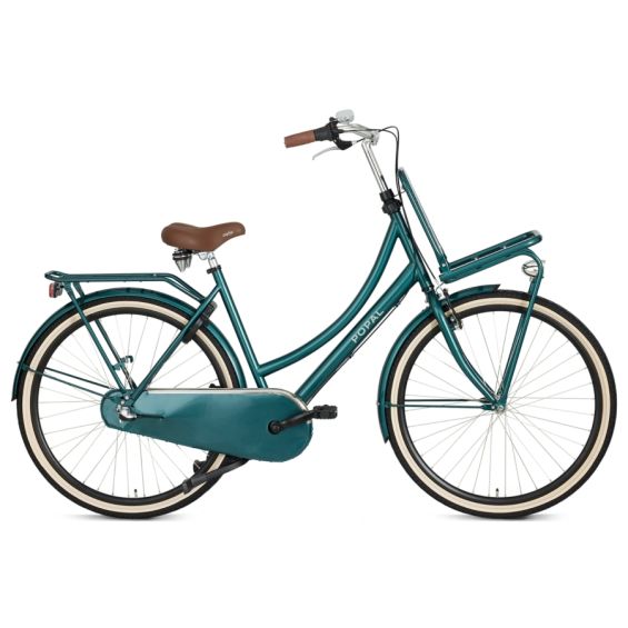 Popal Transportfiets Daily Dutch Basic+ dames 47 cm groen Popal Transportfiets Daily Dutch Basic+ dames 47 cm groen