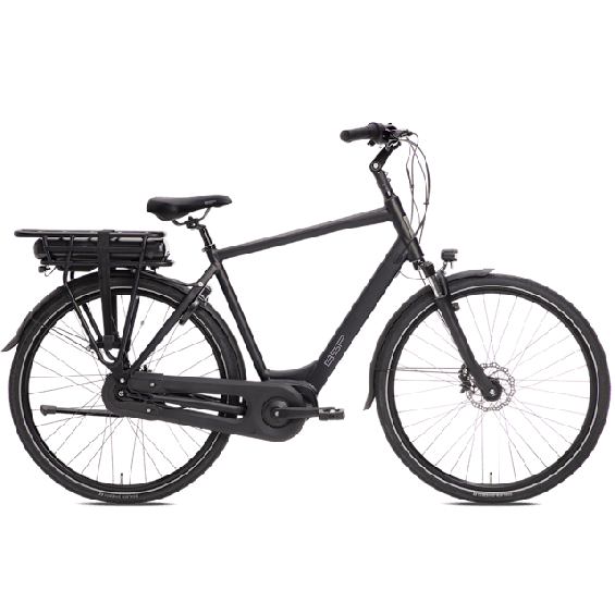 BSP Brazz Elektrische fiets Heren 62 cm Zwart 450Wh BSP Brazz Elektrische fiets Heren 62 cm Zwart 450Wh