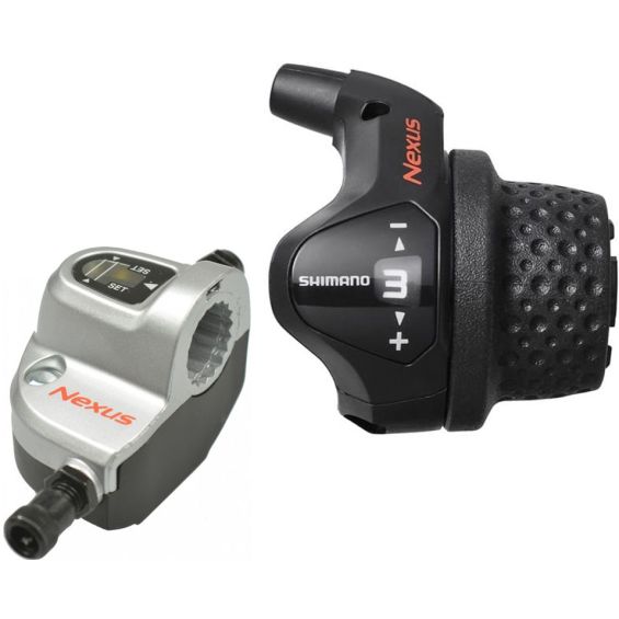 Shimano Draaiversteller 3 speed Nexus SL-3S41E met kabels en