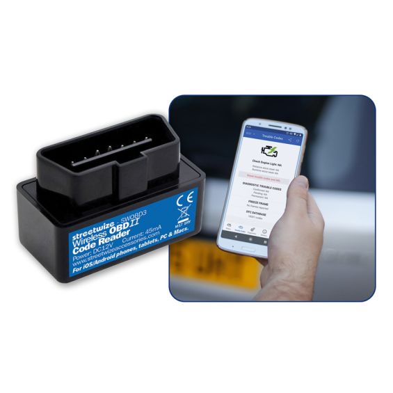 Draadloze OBD-II Scanner voor IOS & Android Draadloze OBD-II Scanner voor IOS & Android
