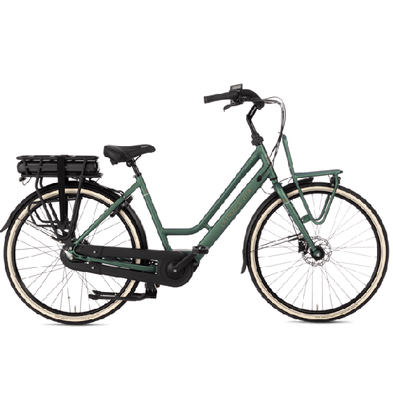 BSP La Dolce Vita - Bafang Elektrische fiets Dames 51 cm Groen 450Wh