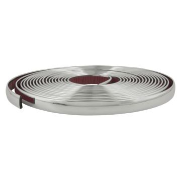 Universele zelfklevende chroomlijst Breedte 16mm / Lengte 8 meter