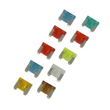 Carpoint Low Profile Mini Steekzekering Assortiment 15-30A 10 Stuks