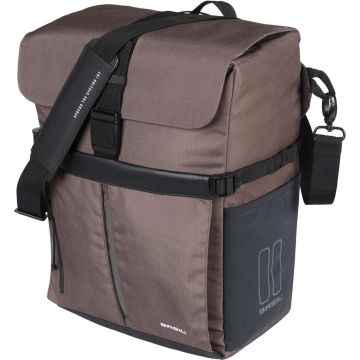 BASIL Fietsschoudertas Move MIK 15 liter 14 x 24 x 34 cm Bruin