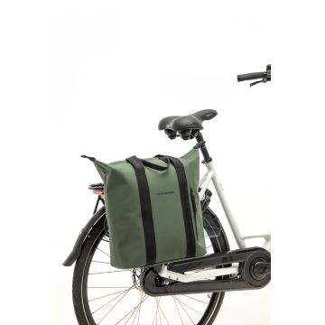NEW LOOXS Fietstas Odense Kota 24 liter 45 x 18 x 36 cm groen