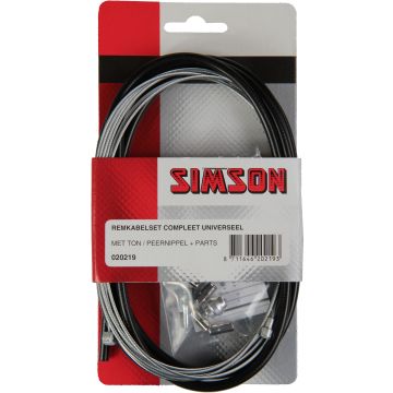 Simson Remkabelset zwart