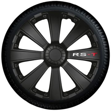 Gorecki Wieldoppenset RS-T 16 inch zwart