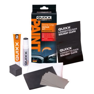 Quixx Stone Chip Repair Kit / Steenslagreparatieset Zwart