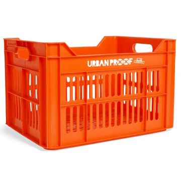 Urban Proof gerecyclede fietskrat 30 liter oranje