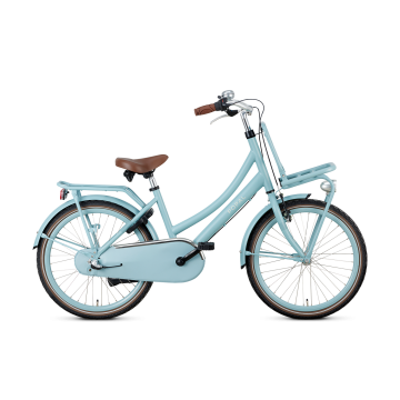 Popal Kinderfiets Daily Dutch Basic Plus 22 Mat blauw