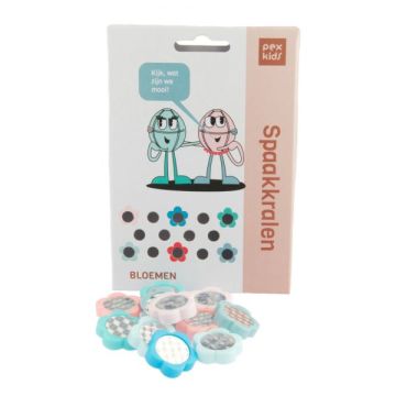 Pexkids Spaakkralen bloemetjes 4 kleuren
