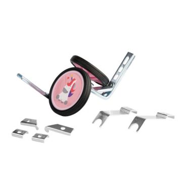 Pexkids Zijwielen Unicorn of Panda roze