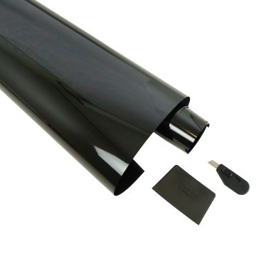 Carpoint Raamfolie 300x50cm grijs 60%