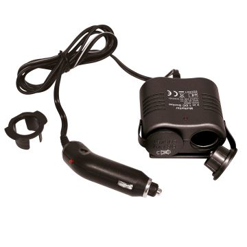 Carpoint 2-weg Aanstekerdoos 12V 10A