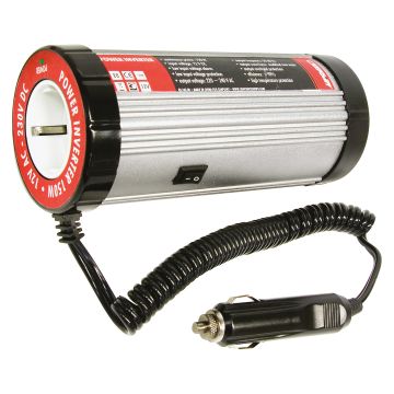 Carpoint Omvormer 12V> 230V 150Watt Rond