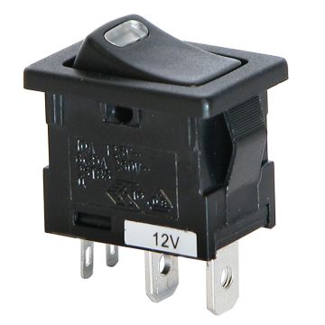 Carpoint Schakelaar rood LED 12V 10A