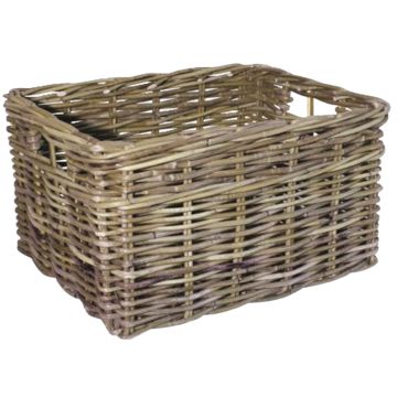 FastRider Fietsmand naturel vierkant