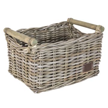 Fastrider fietsmand bamboo 17 liter naturel