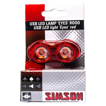 Simson Achterlicht USB Led Eyes