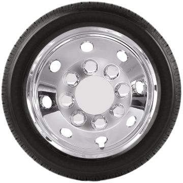 Gorecki Wieldoppenset Chroom Bol 14"