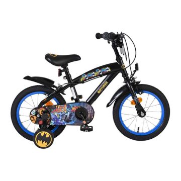 Batman Kinderfiets Jongens 14 inch Zwart Twee handremmen 2025