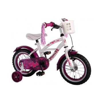 Volare Kinderfiets Heart Cruiser 12 inch Wit