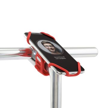 Bone Fiets Telefoonhouder Bike Tie Pro2 Red