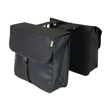 Dresco dubbele fietstas luxe shopper 40 liter