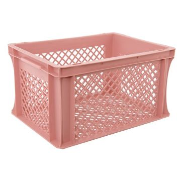 FastRider Fietskrat Medium oud roze