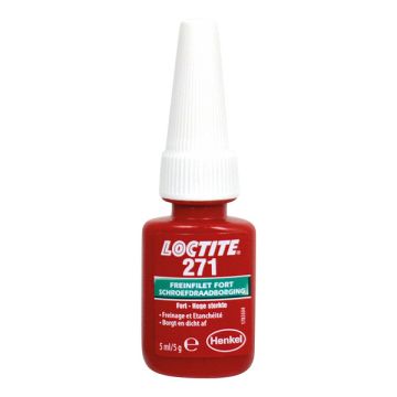 Loctite 271 borgmlddel hoog 5 ml Rood