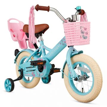 Supersuper Kinderfiets Little Miss 12 inch Turquoise