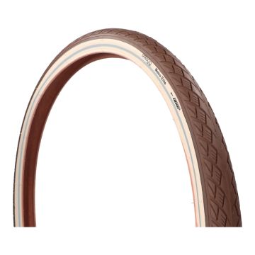 Dresco Anti-Lek Buitenband Metro Elite 28 x 1.75 (47-622) Reflectie Bruin/Creme