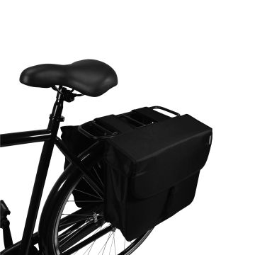 Halfords dubbele fietstas luxe shopper 40 liter