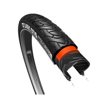 CST Buitenband Otis 28X1 3/8e 37-622 Reflectie Zwart