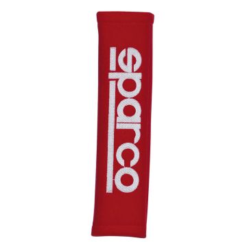 Sparco Gordelhoezen GT - Rood + Logo 2 stuks