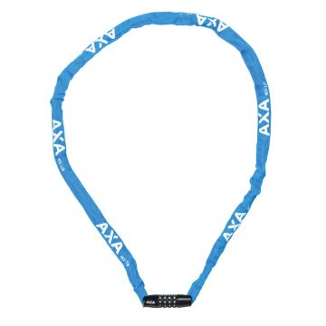 AXA Kettingslot Rigid RCC code 120x3,5 blauw