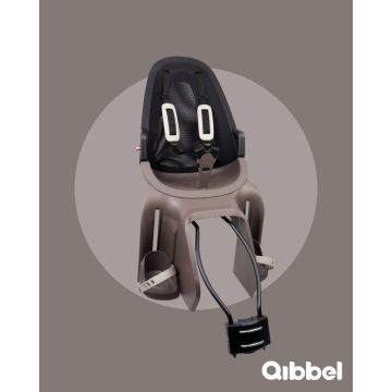 Qibbel Kinderzitje achter Air Bruin framebevestiging (FF)
