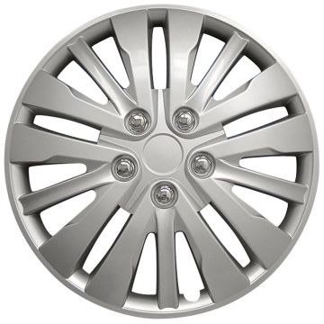 AutoStyle 4-Delige Wieldoppenset Washington 15-inch zilver