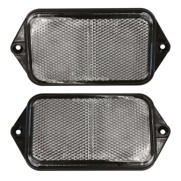 Carpoint Reflectoren 95X50mm 2St wit