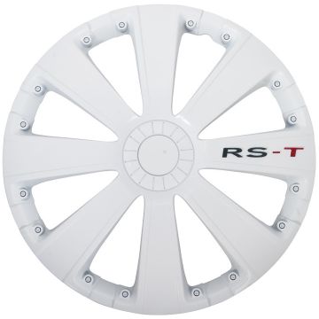 AutoStyle 4-Delige Wieldoppenset RS-T 16-inch wit