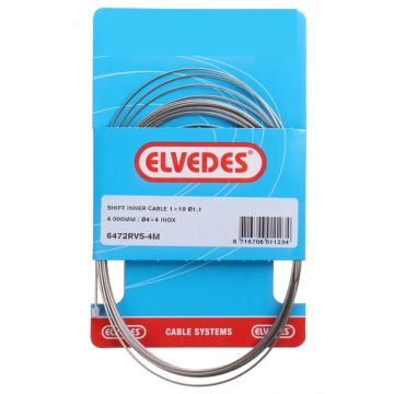 Elvedes Schakel binnenkabel 4000mm RVS ø1,1mm Shimano / SRAM N-nippel