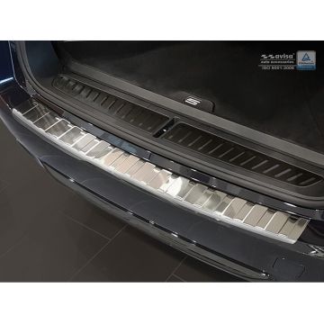 Avisa RVS Achterbumperprotector passend voor BMW 5-Serie G31 Touring 2016- excl. M-Sport 'Ribs'