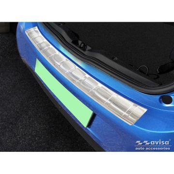 Avisa RVS Achterbumperprotector passend voor Smart ForFour (W453) 2014-2020 & FL 2020- incl. EQ 'Ribs'