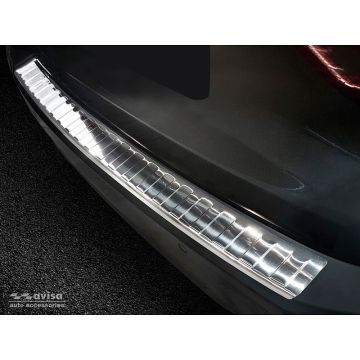 Avisa RVS Achterbumperprotector passend voor BMW 3-Serie G21 Touring M-Pakket 2018- 'Ribs'
