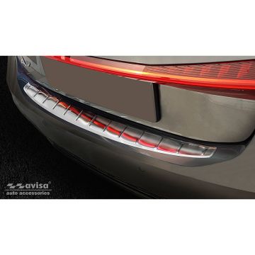 Avisa RVS Achterbumperprotector passend voor Audi A7 (C8) Sportback 2018- 'Ribs'